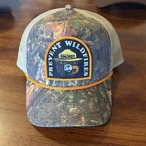 Camo Smokey Bear Trucker Hat